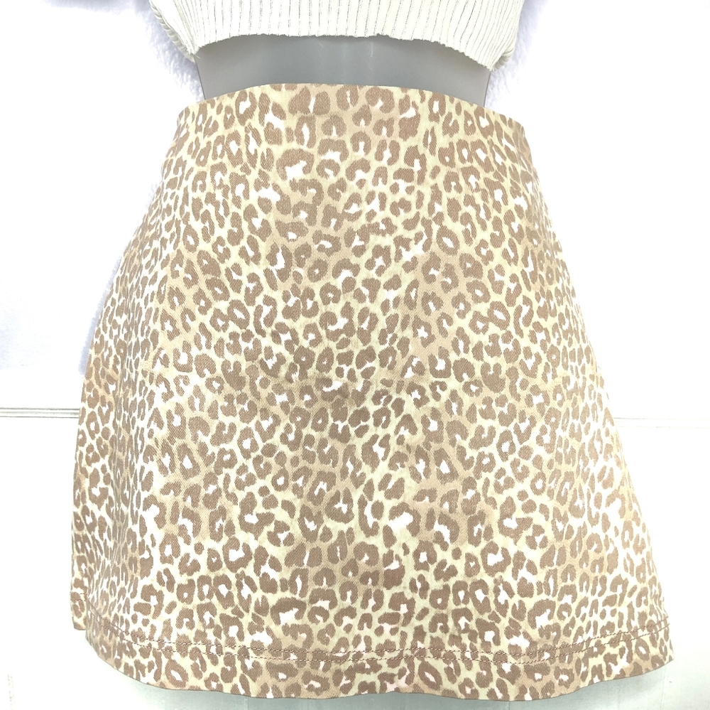 Wild Fable Leopard mini Skirt 16